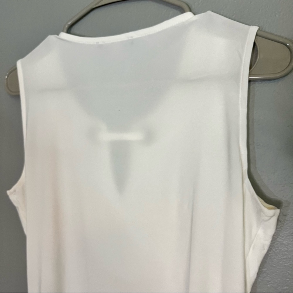 Tommy Hilfiger Women's White Nautical Sleeveless Top Size Small - Picture 7 of 8